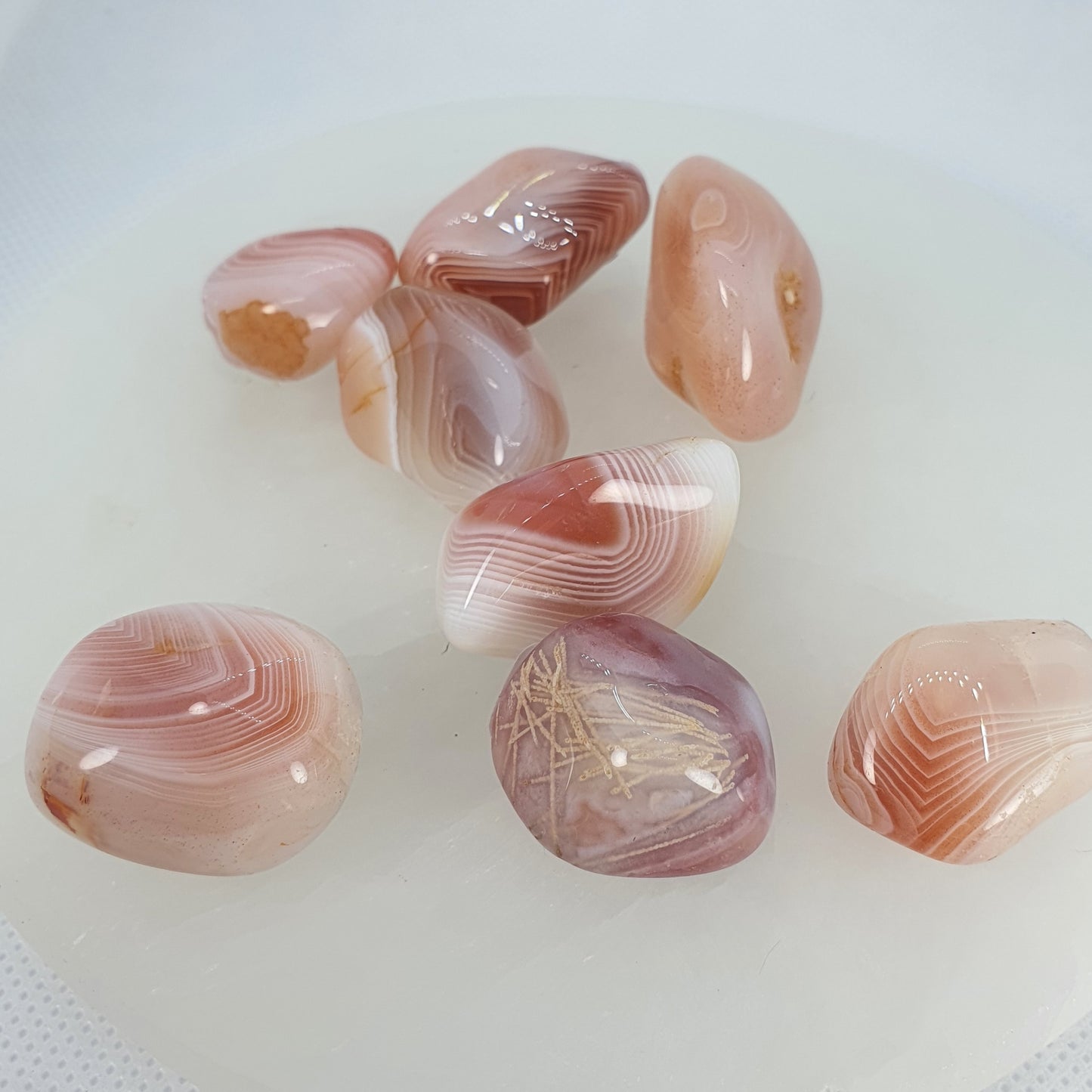 Crystals - Agate (Apricot) Tumbled Stone