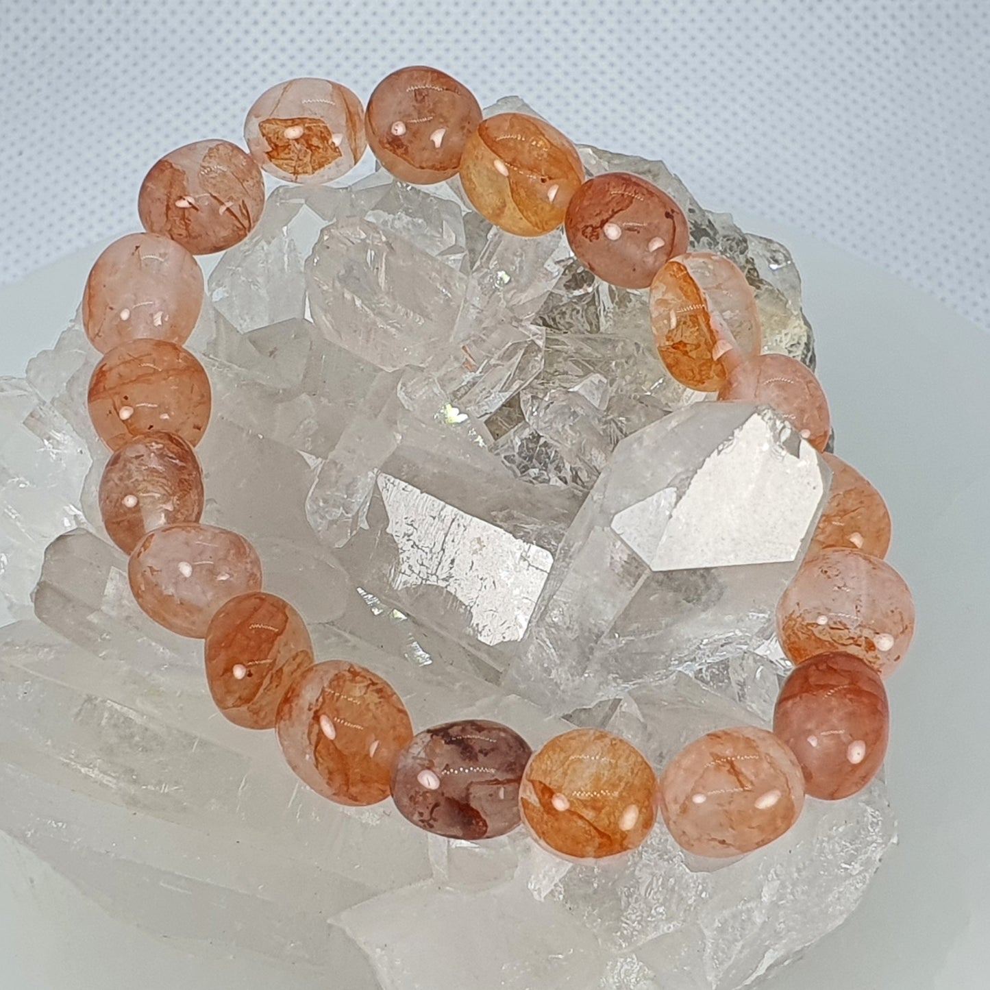 Crystals - Hematoid/Fire Quartz Bracelet