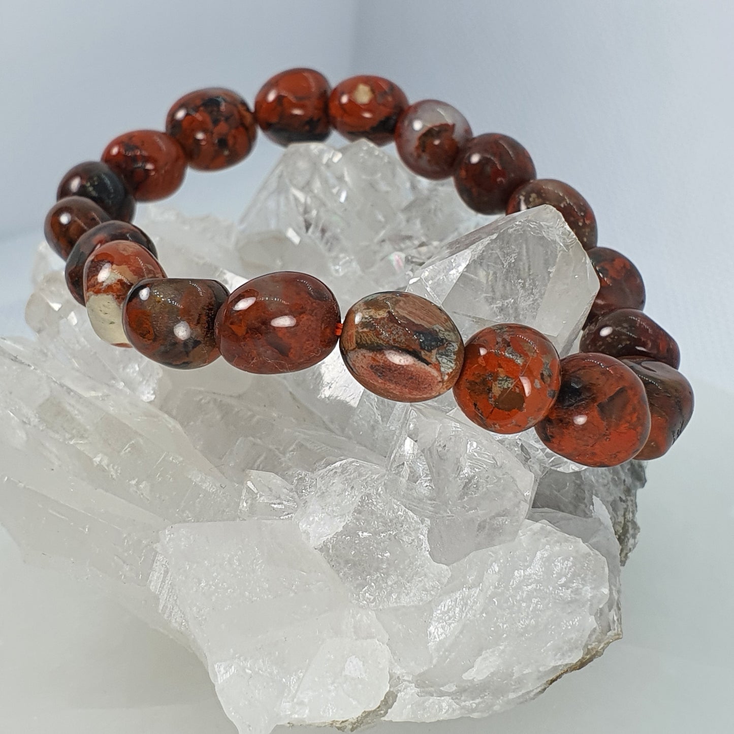 Crystals - Jasper (Red) Bracelet