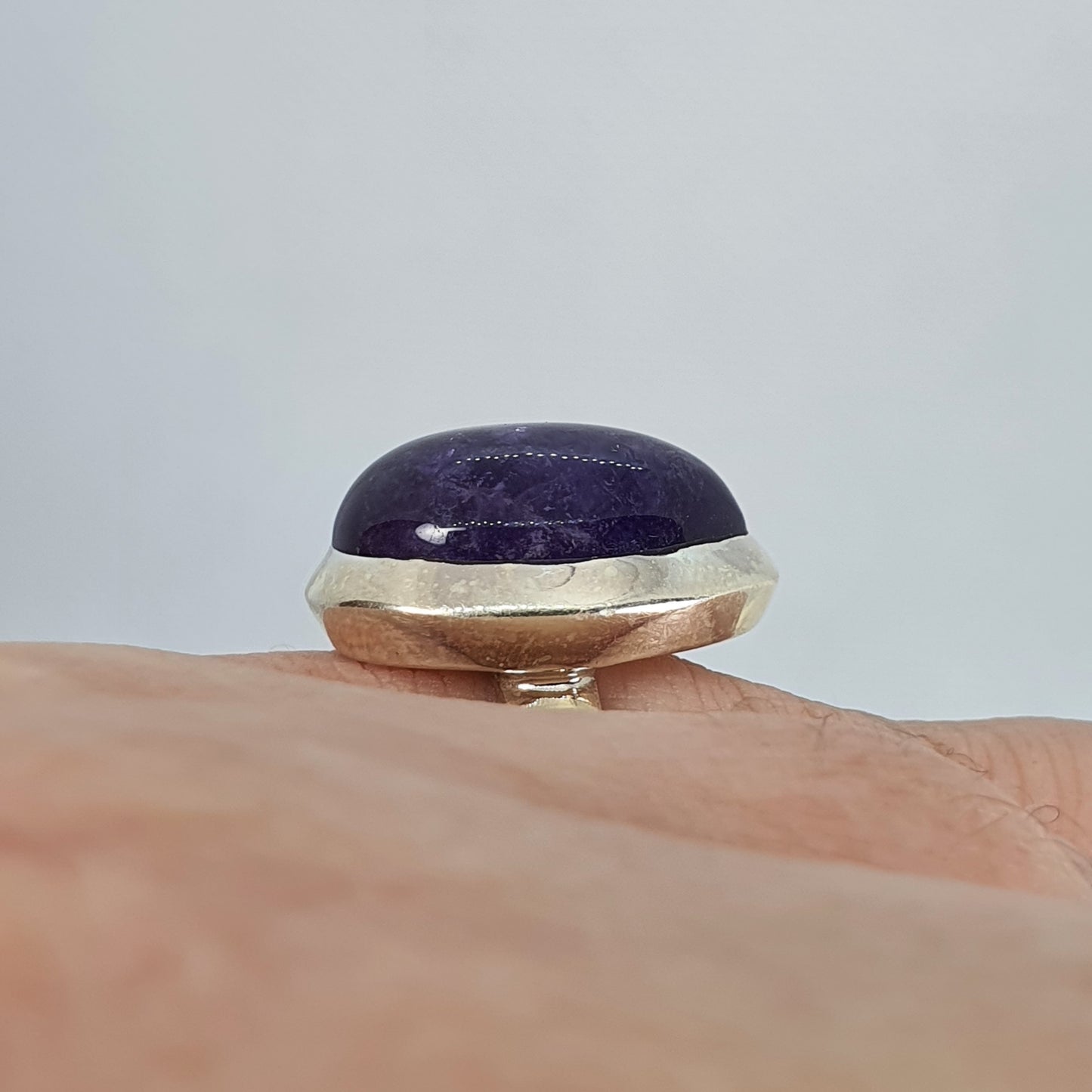 Crystals - Amethyst Ring - Sterling Silver