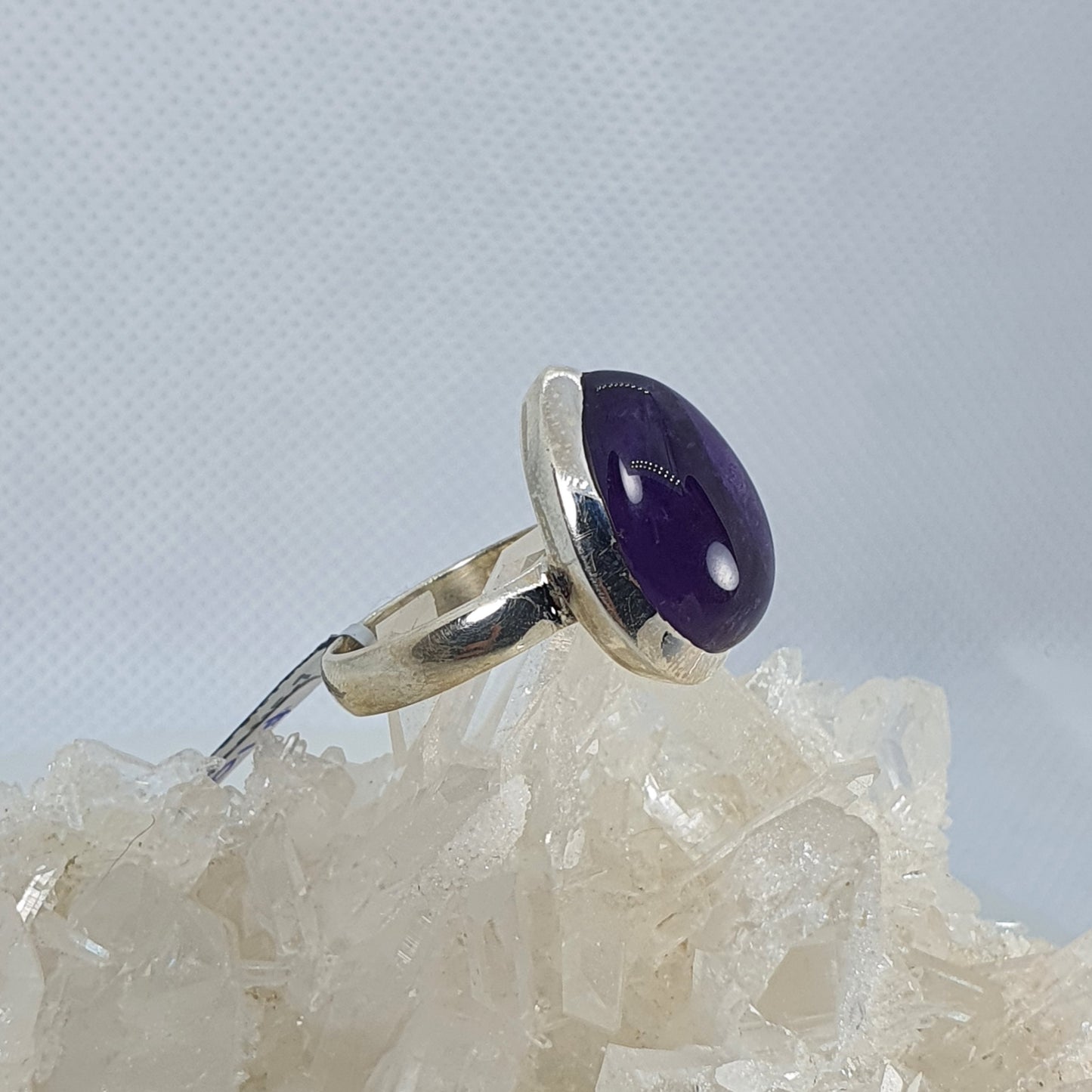 Crystals - Amethyst Ring - Sterling Silver