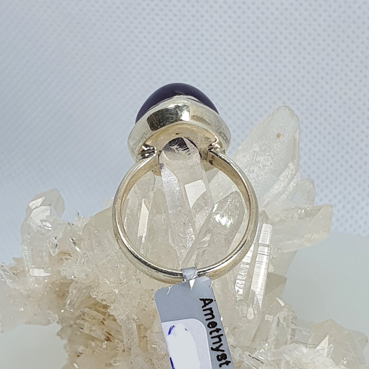 Crystals - Amethyst Ring - Sterling Silver