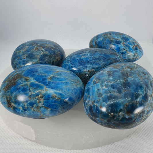 Crystals - Apatite (Blue) Palm Stone