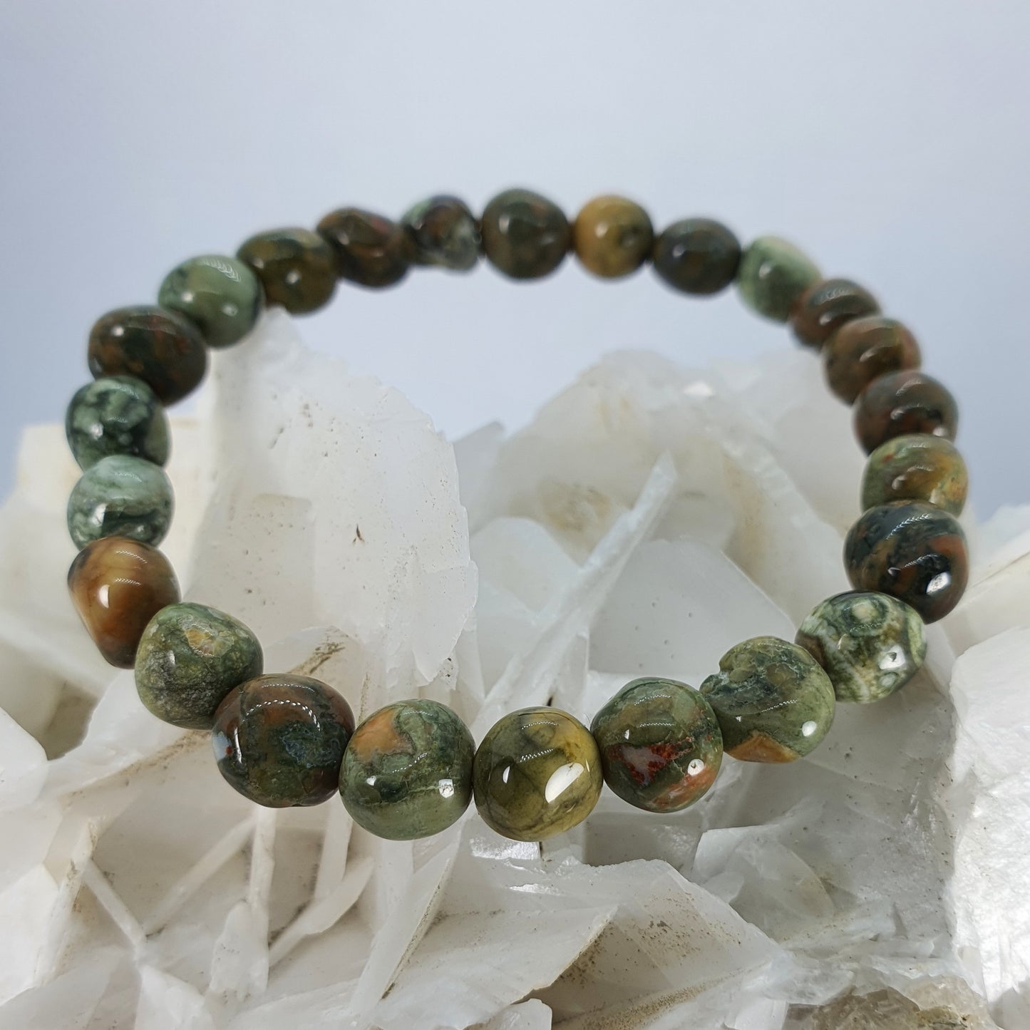 Crystals - Jasper (Rainforest) Bracelet