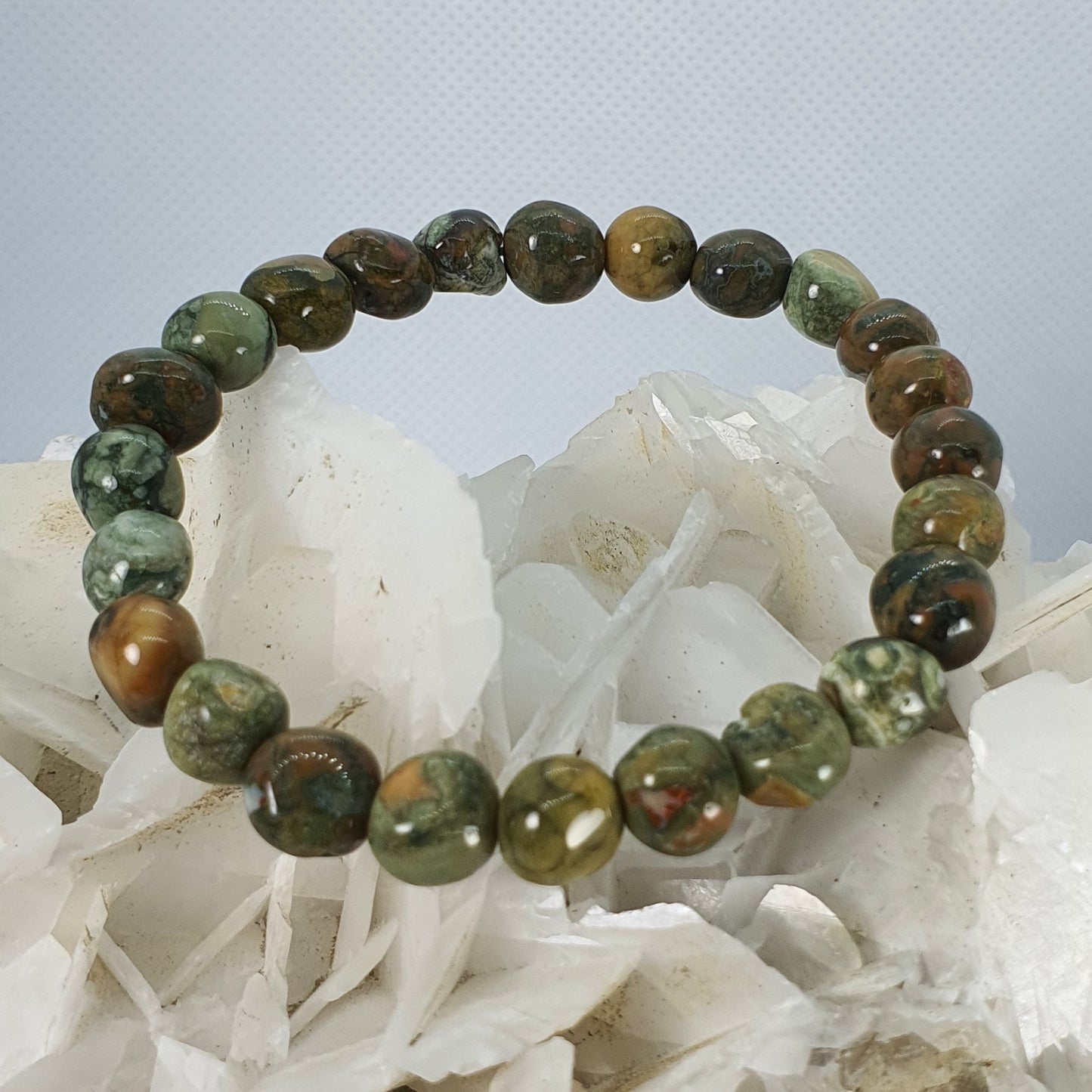 Crystals - Jasper (Rainforest) Bracelet