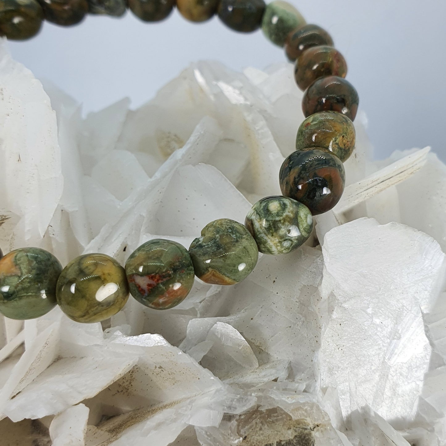 Crystals - Jasper (Rainforest) Bracelet