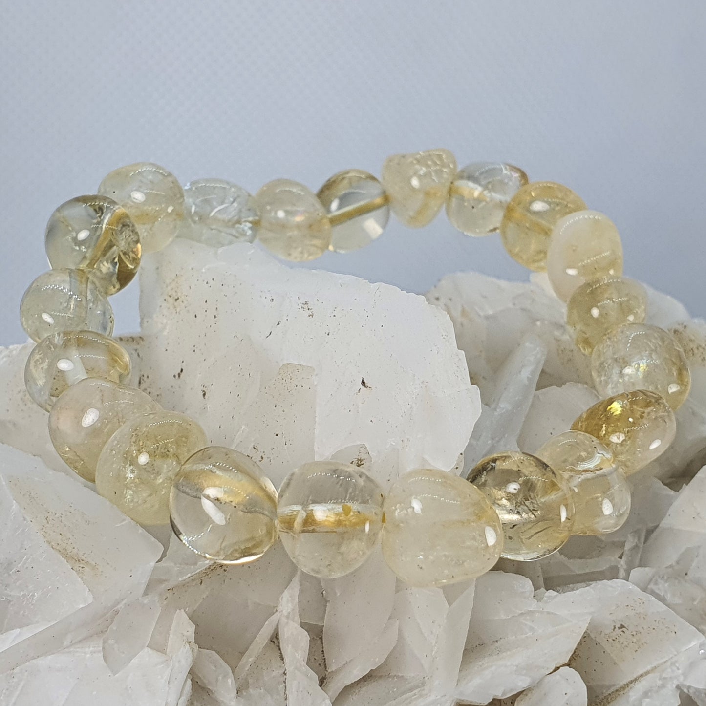Crystals - Citrine Bracelet (Medium Bead)