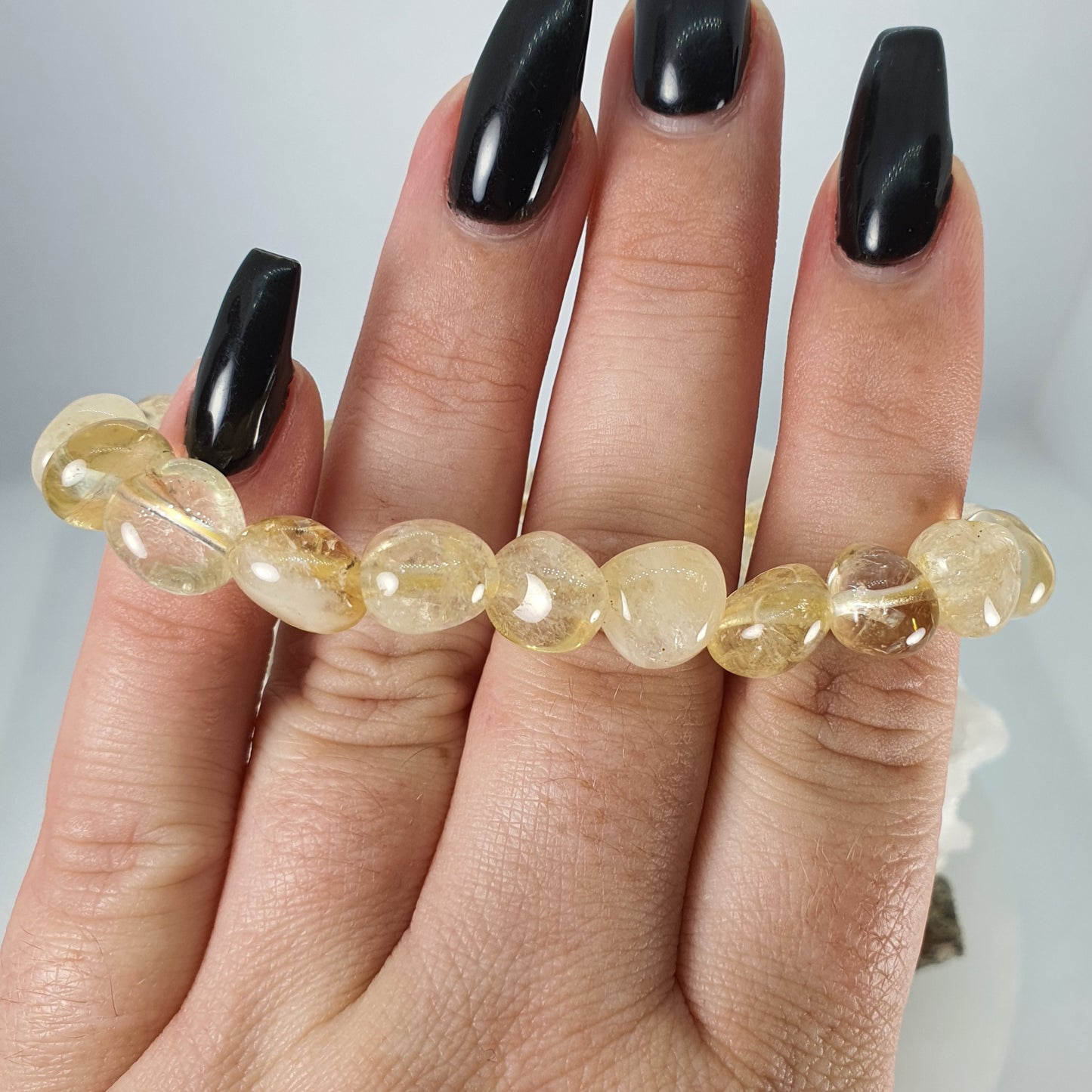 Crystals - Citrine Bracelet (Medium Bead)