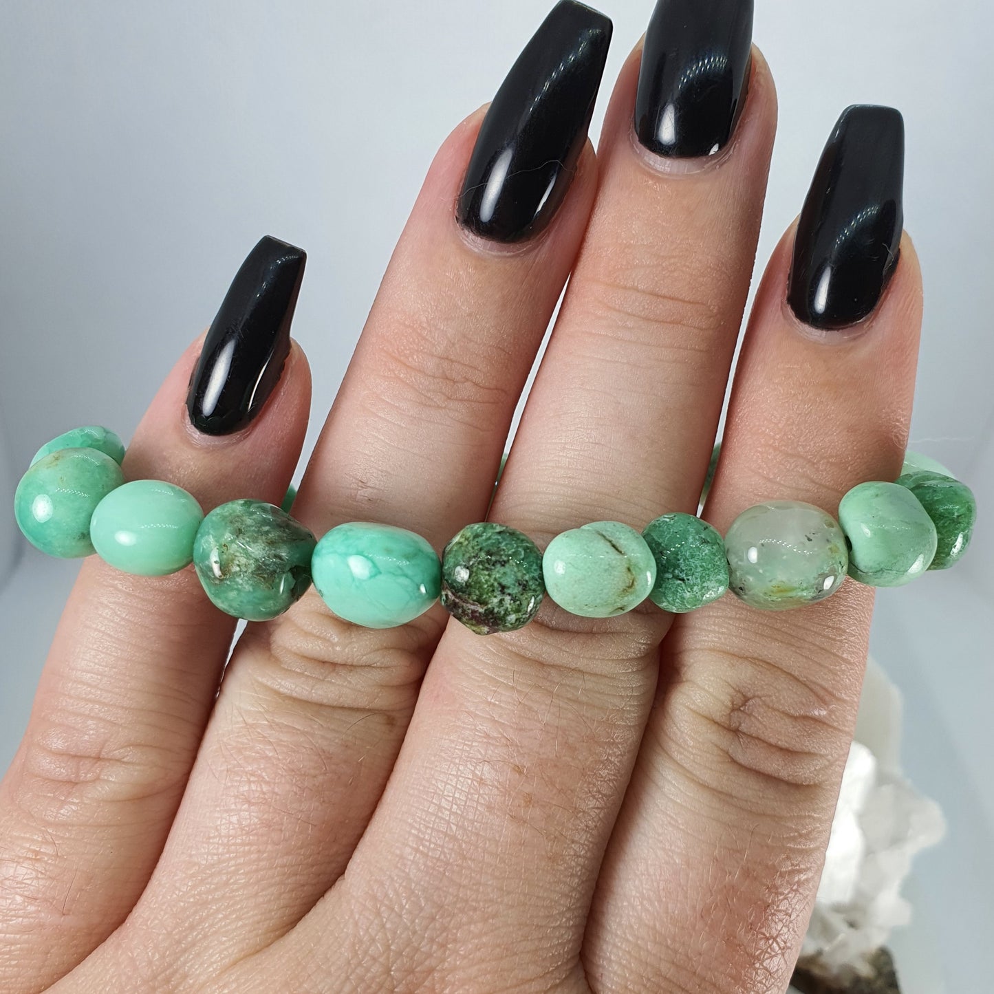 Crystals - Chrysoprase Bracelet
