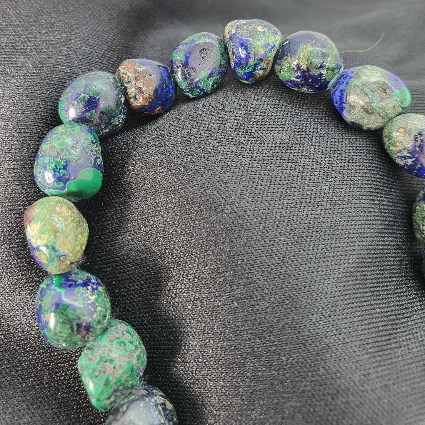 Crystals - Azurite/Malachite (Azurmalachite) Bracelet