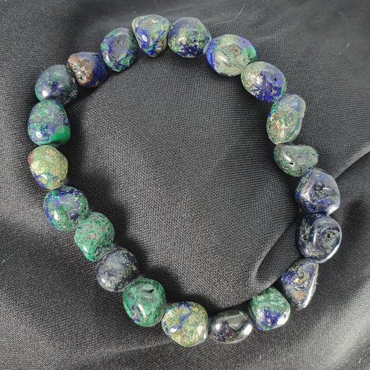Crystals - Azurite/Malachite (Azurmalachite) Bracelet