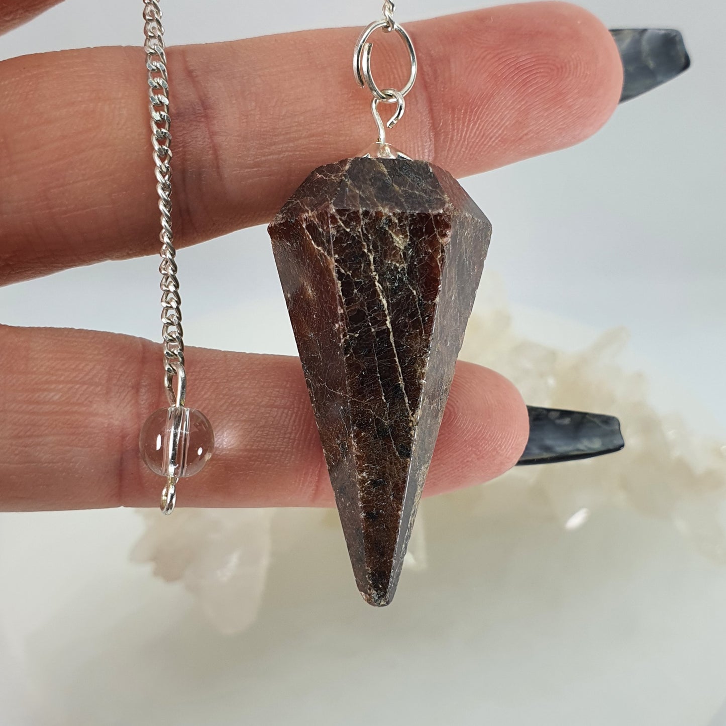 Crystals - Garnet Pendulum