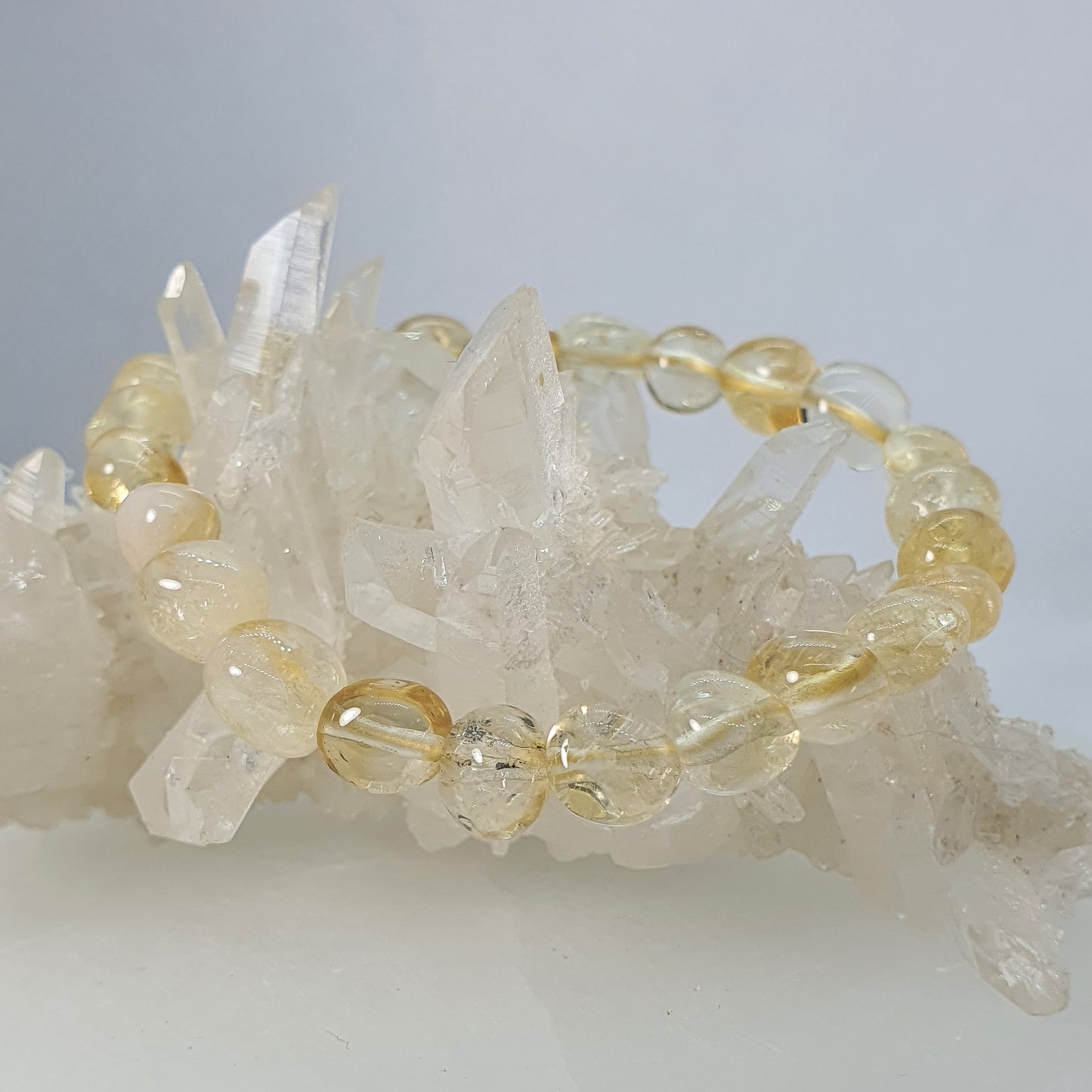 Crystals - Citrine Bracelet (Smaller Bead)