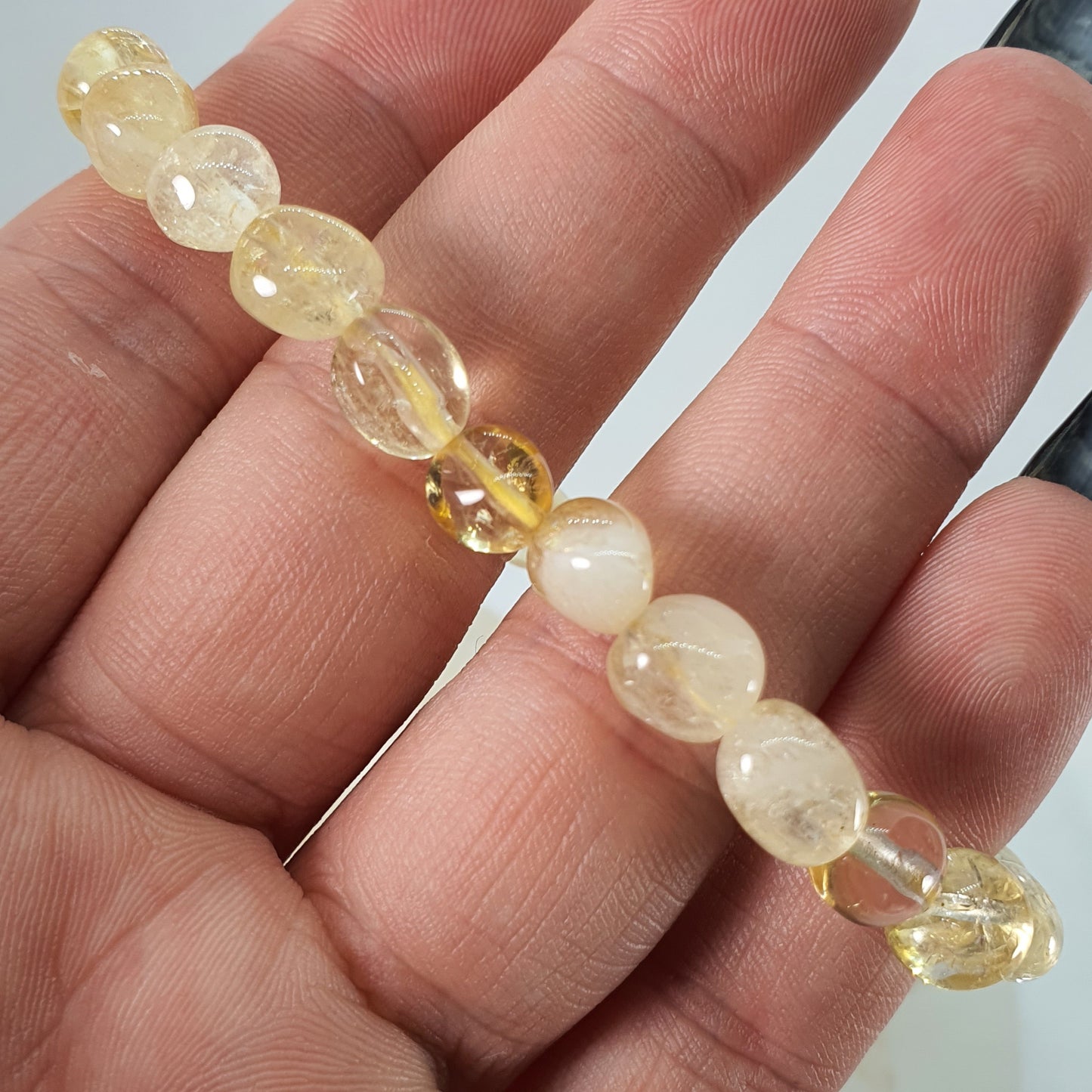 Crystals - Citrine Bracelet (Smaller Bead)