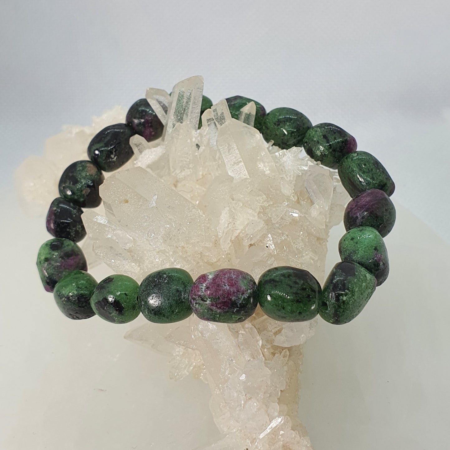 Crystals - Zoisite & Ruby Bracelet