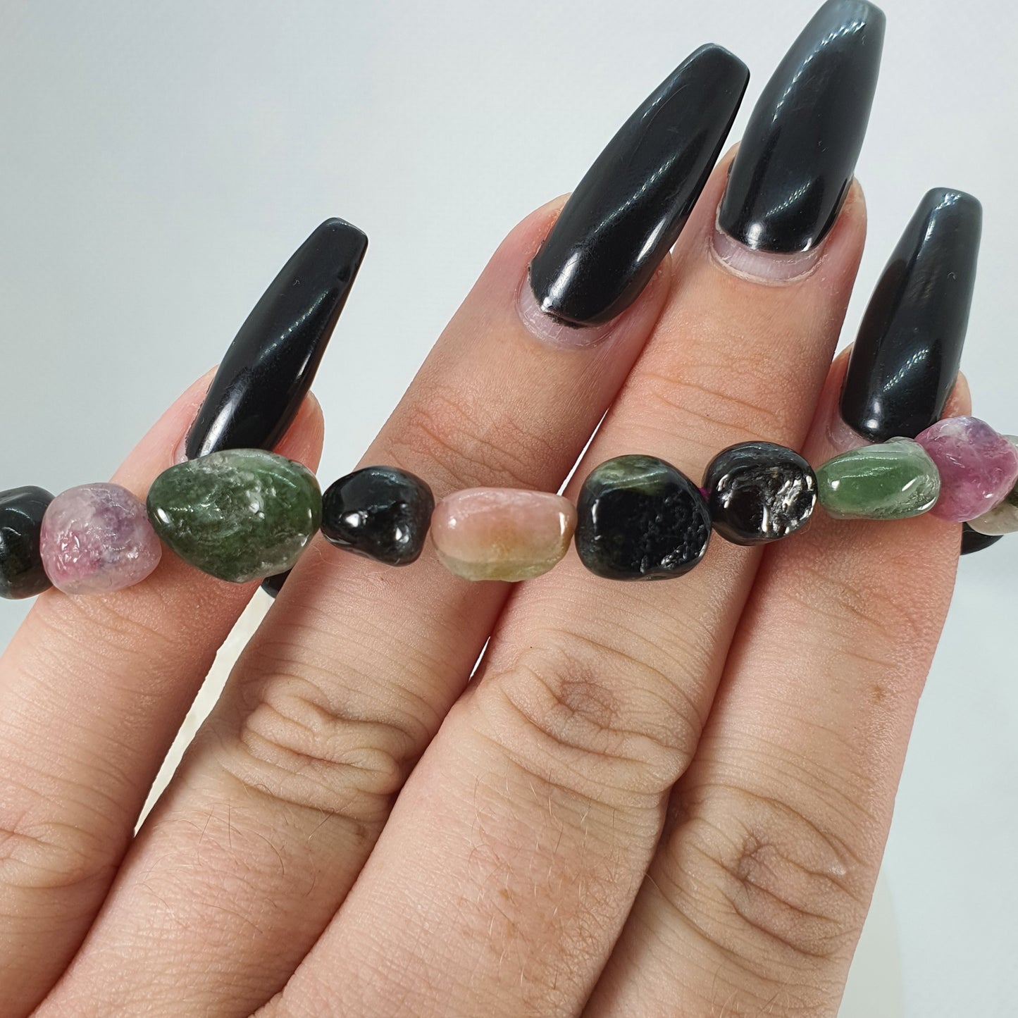 Crystals - Coloured Tourmaline Bracelet