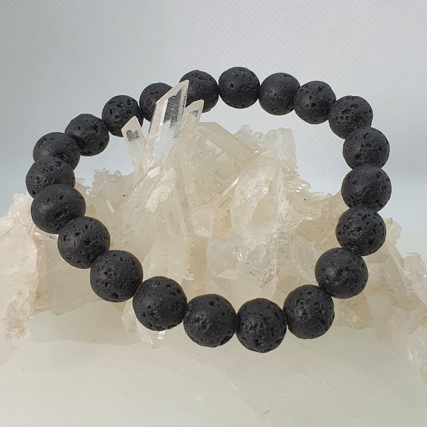 Crystals - Lava Stone Bracelet (Smaller Stone)