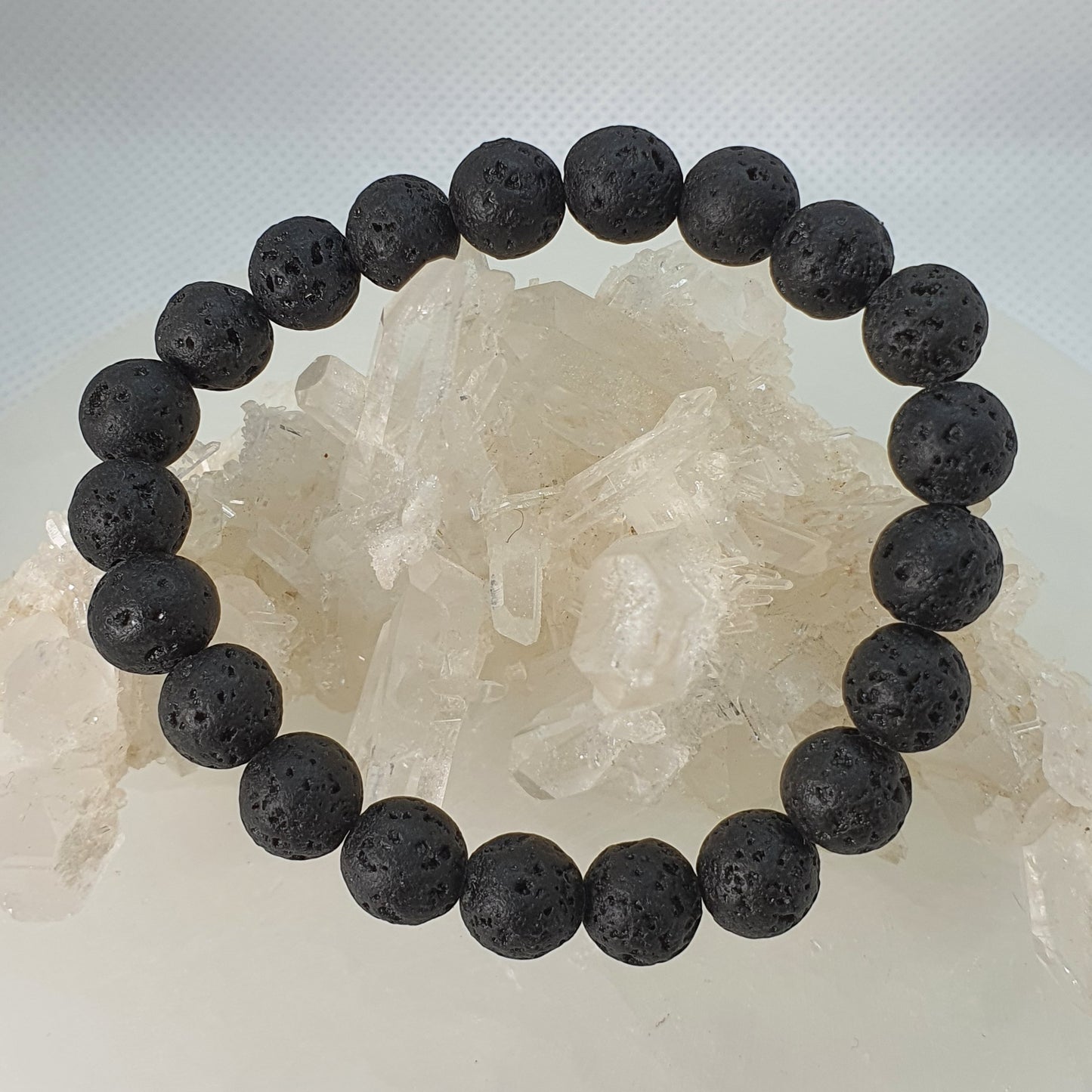 Crystals - Lava Stone Bracelet (Smaller Stone)