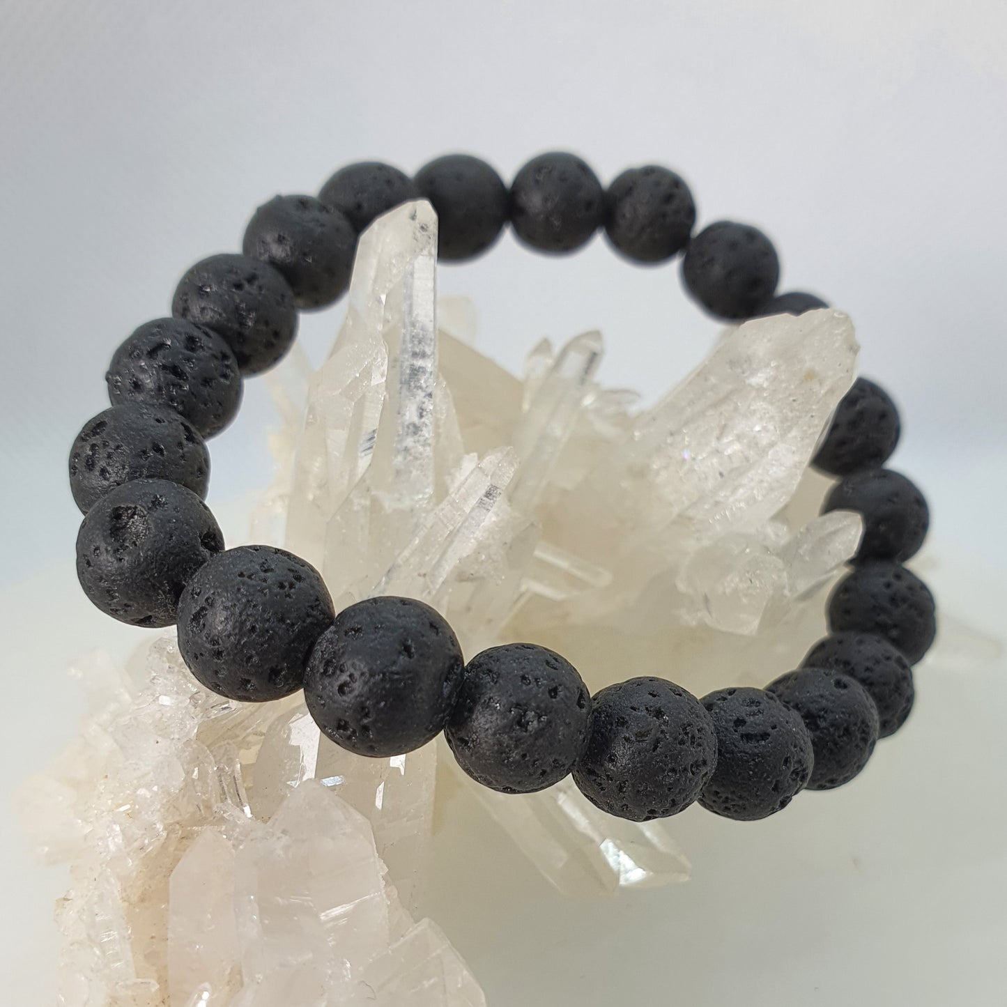 Crystals - Lava Stone Bracelet (Smaller Stone)