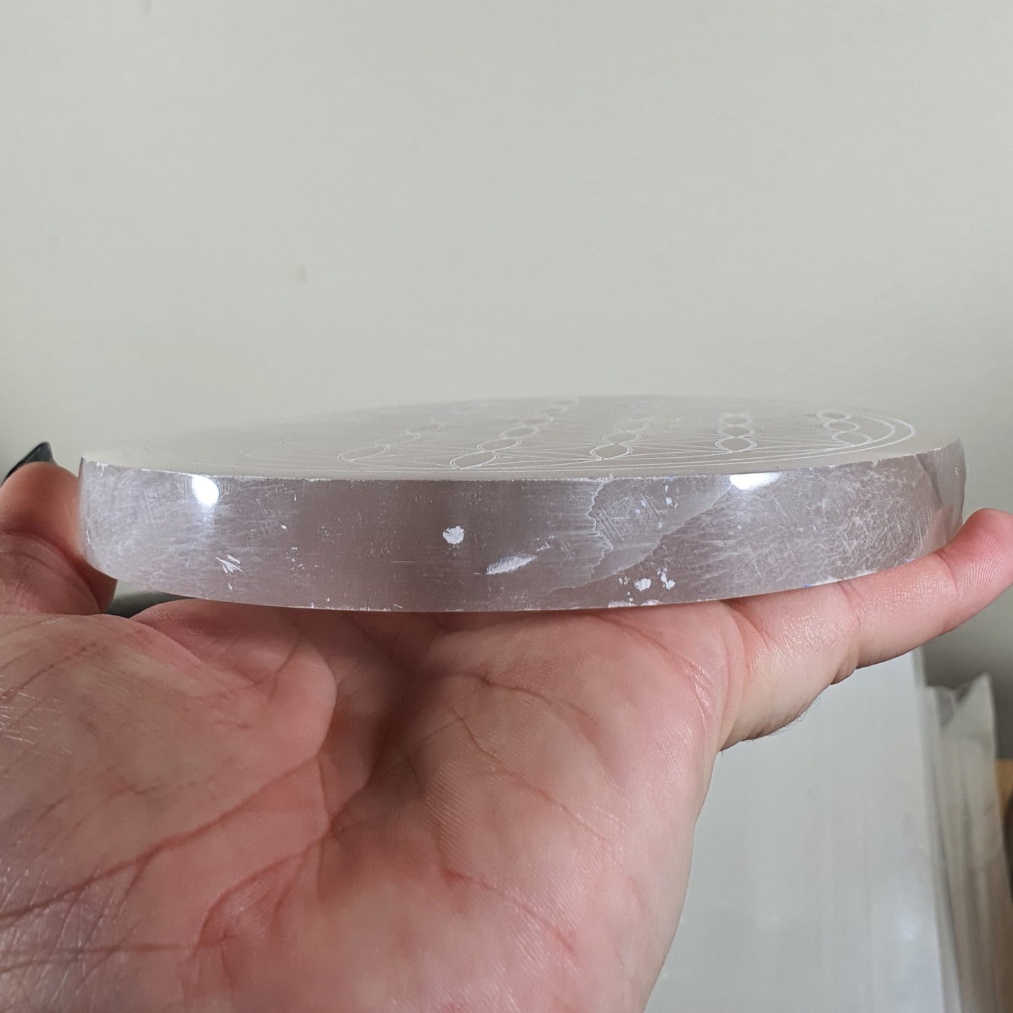 Crystals - Selenite Crystal Grid/Charging Plate