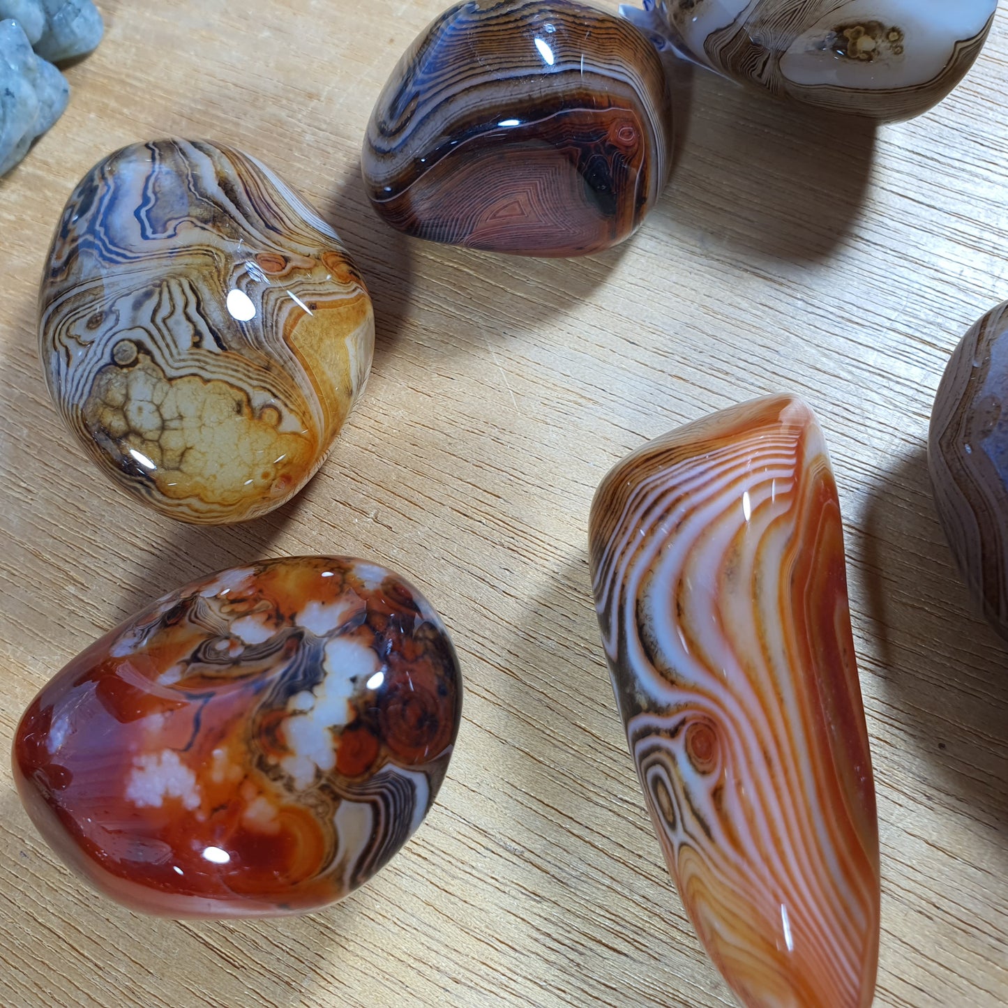 Crystals - Sardonyx (Orange) Tumbled Stone (Large)