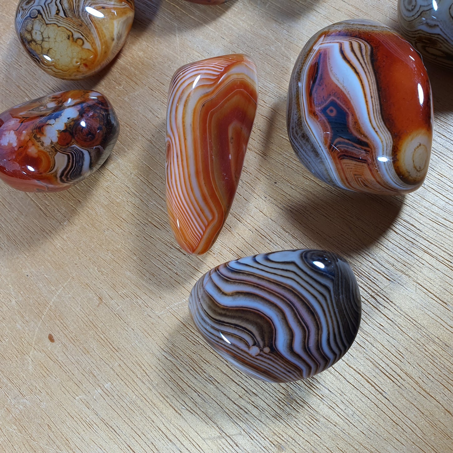 Crystals - Sardonyx (Orange) Tumbled Stone (Large)