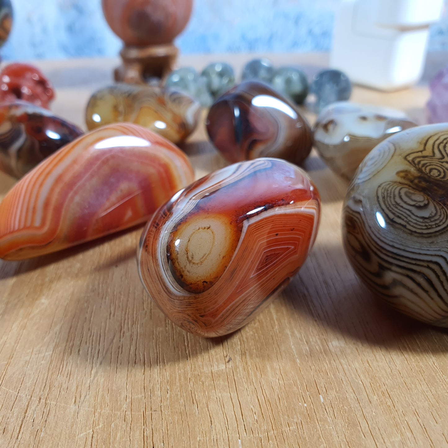 Crystals - Sardonyx (Orange) Tumbled Stone (Large)