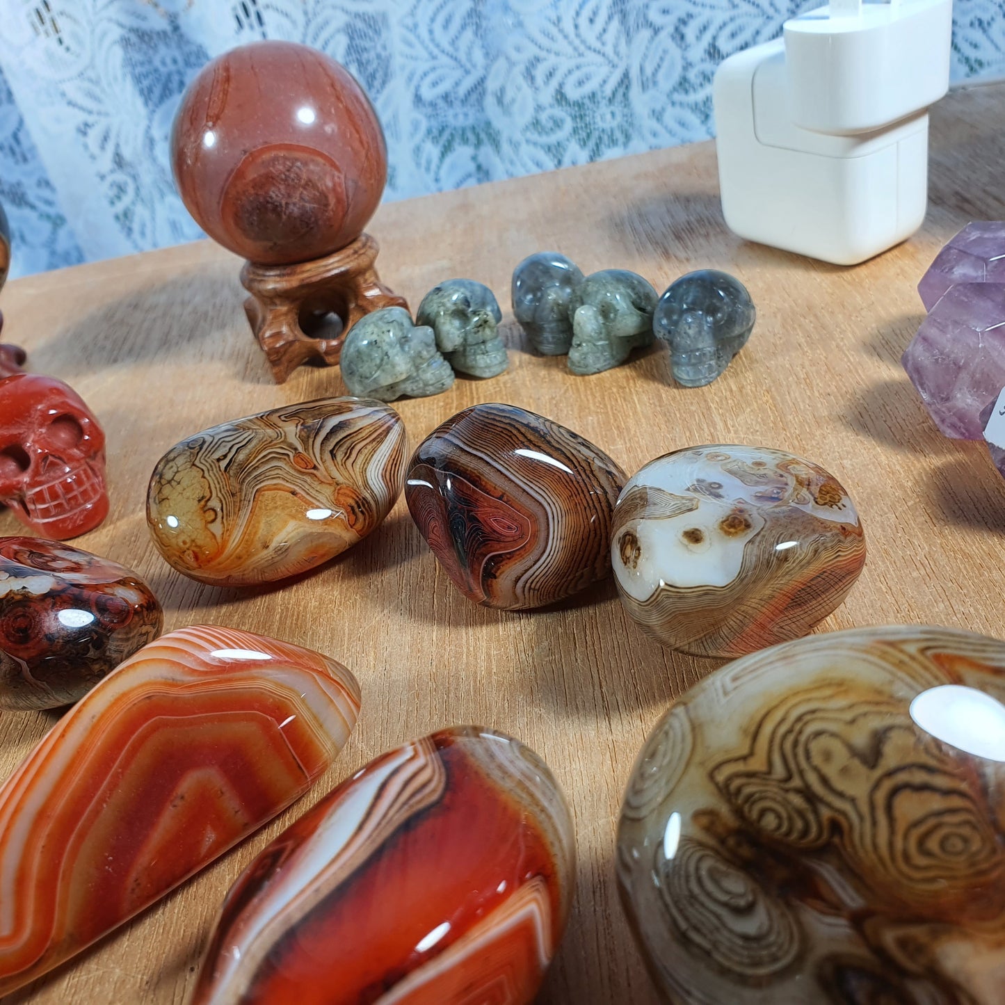 Crystals - Sardonyx (Orange) Tumbled Stone (Large)
