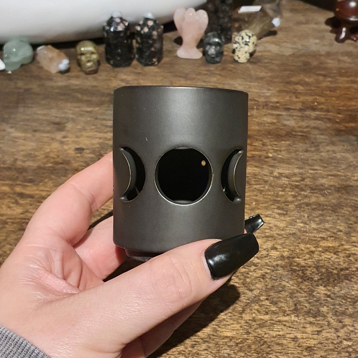 Triple Moon Tea Candle Holder