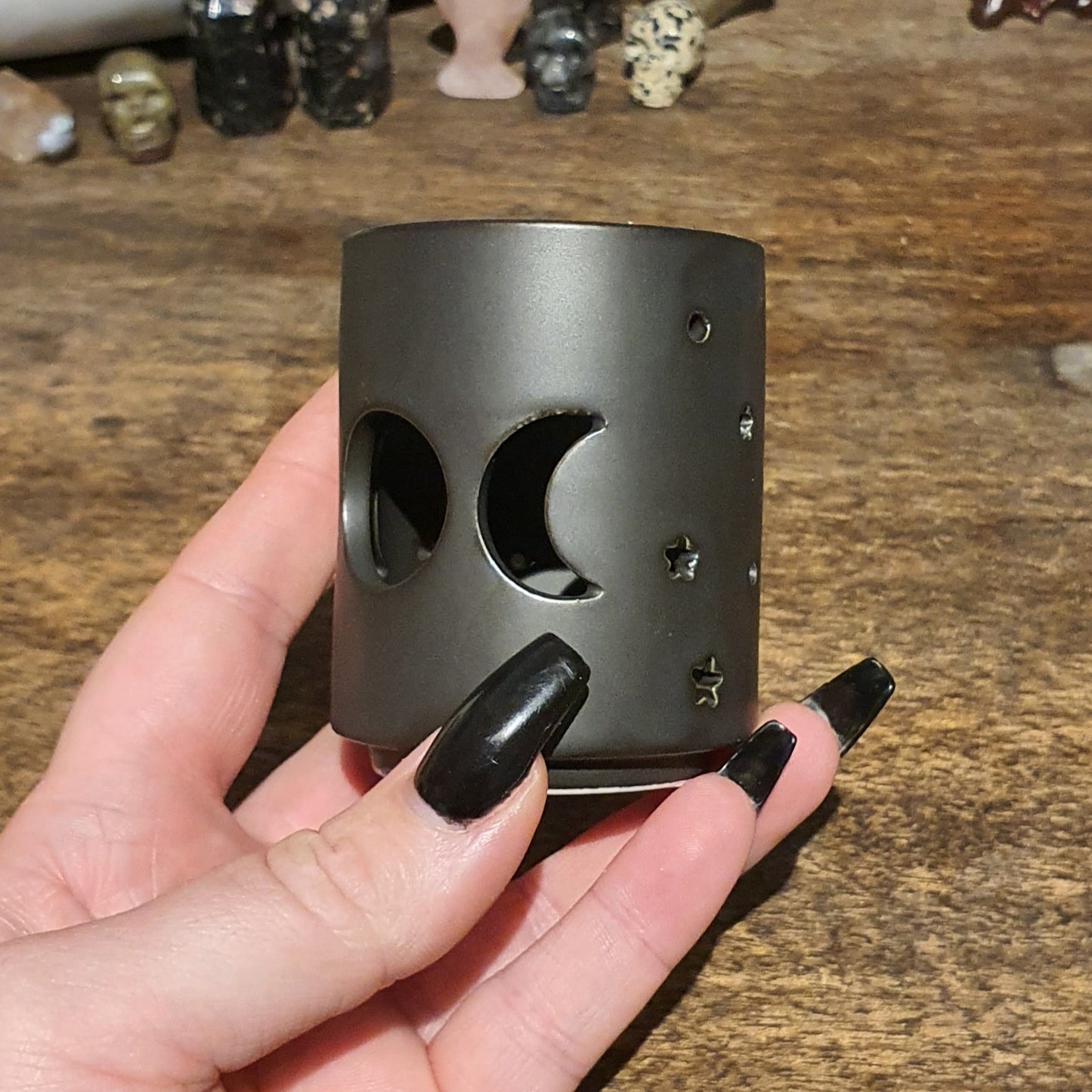 Triple Moon Tea Candle Holder