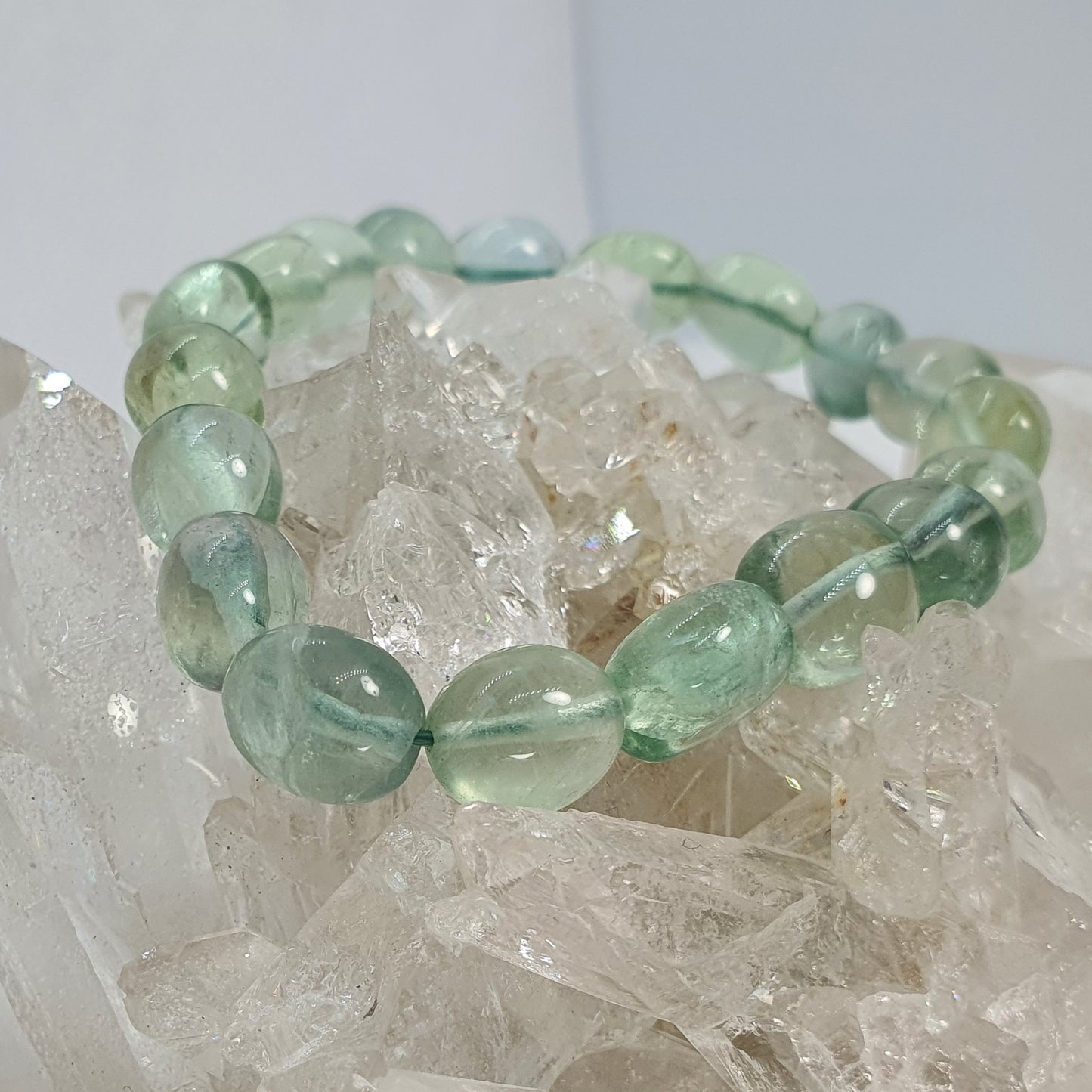 Crystals - Fluorite (Green) Bracelet