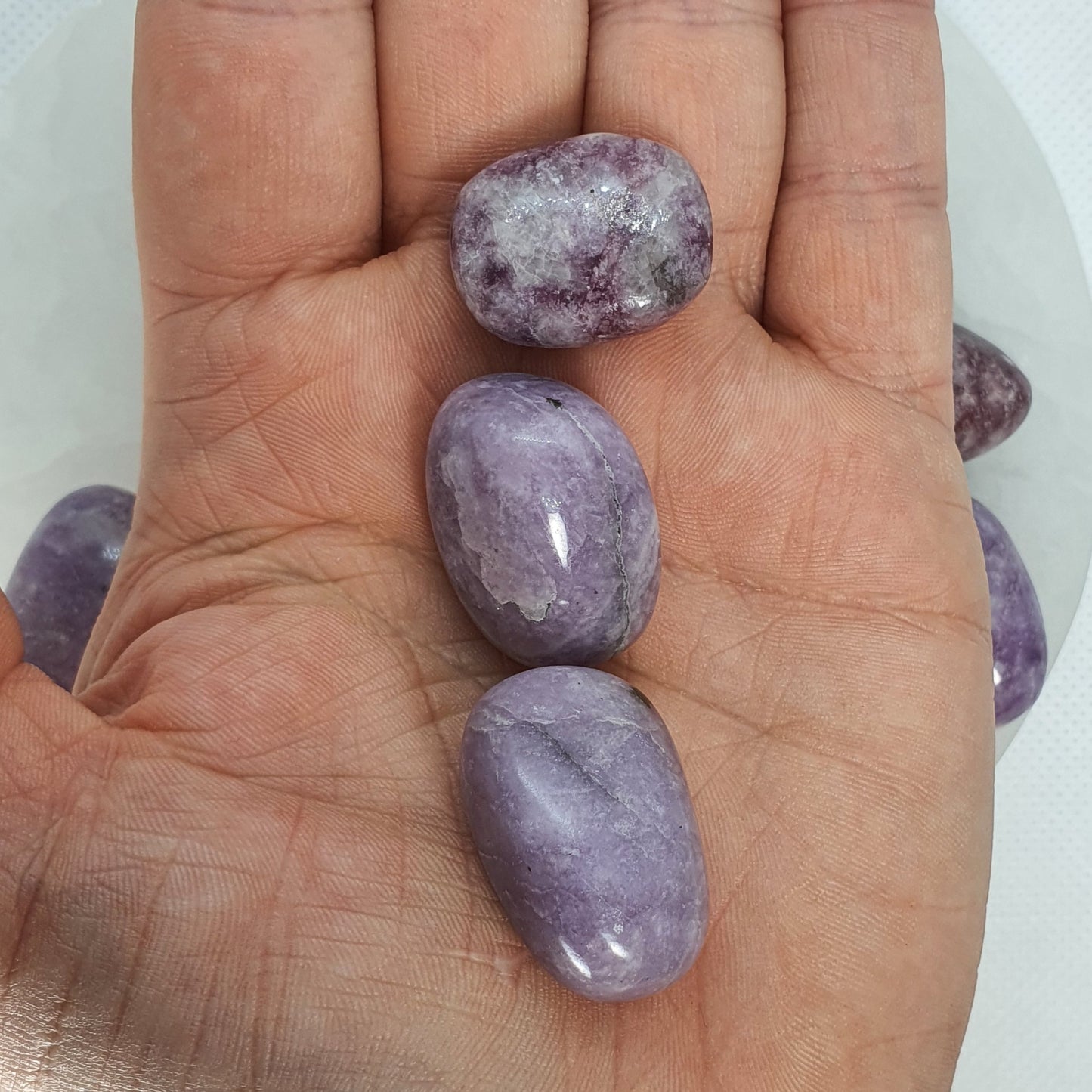 Crystals - Lepidolite Tumbled Stone
