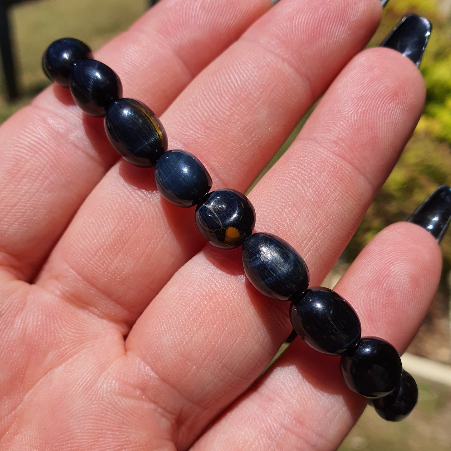 Crystals - Tiger Eye (Blue) Bracelet