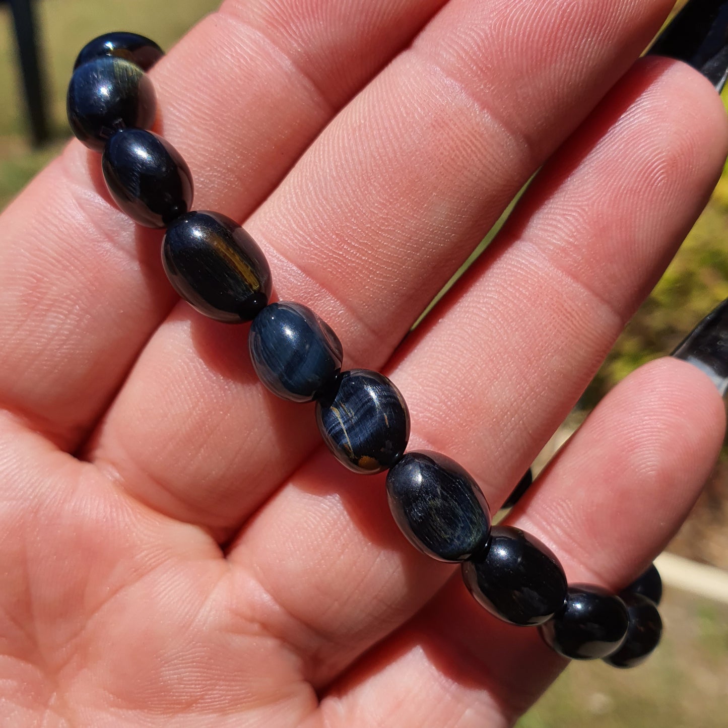 Crystals - Tiger Eye (Blue) Bracelet