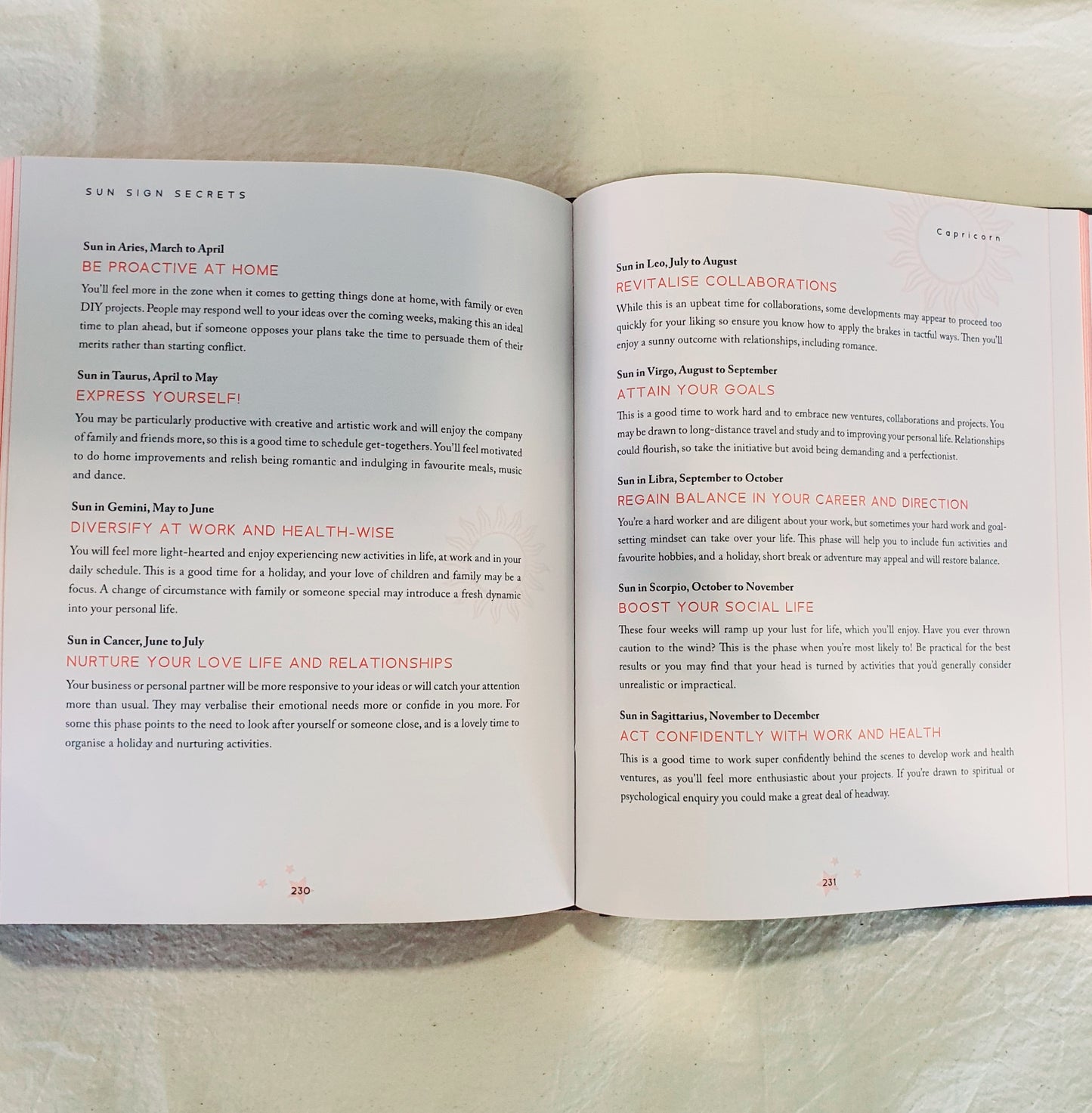 Sun Sign Secrets