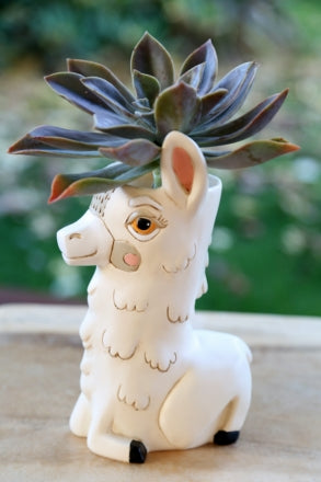 Allen Designs - Llama Love Vase/Planter