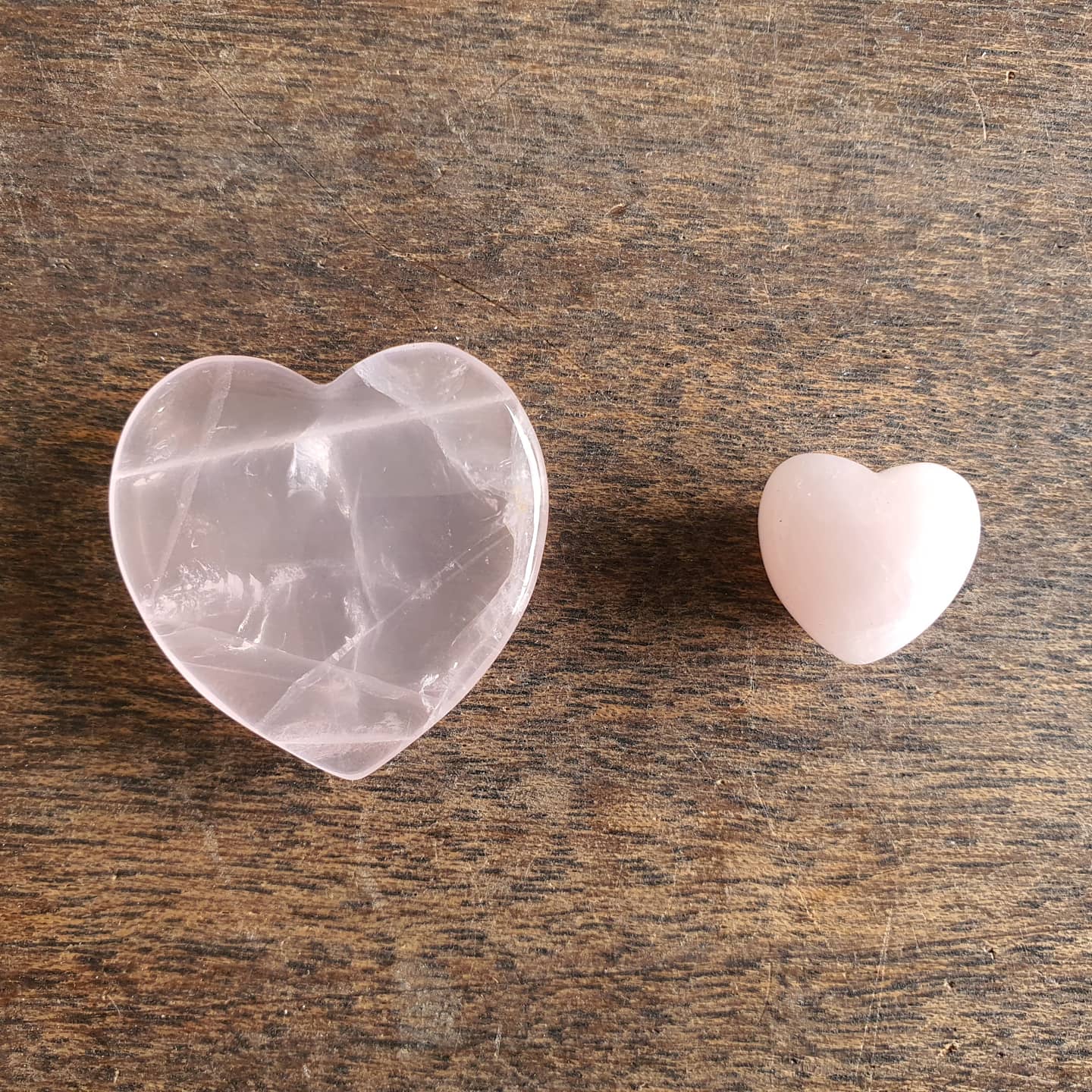 Crystals - Rose Quartz Heart 12mm