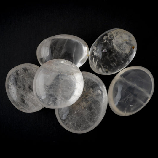 Crystals - Clear Quartz Palm Stone