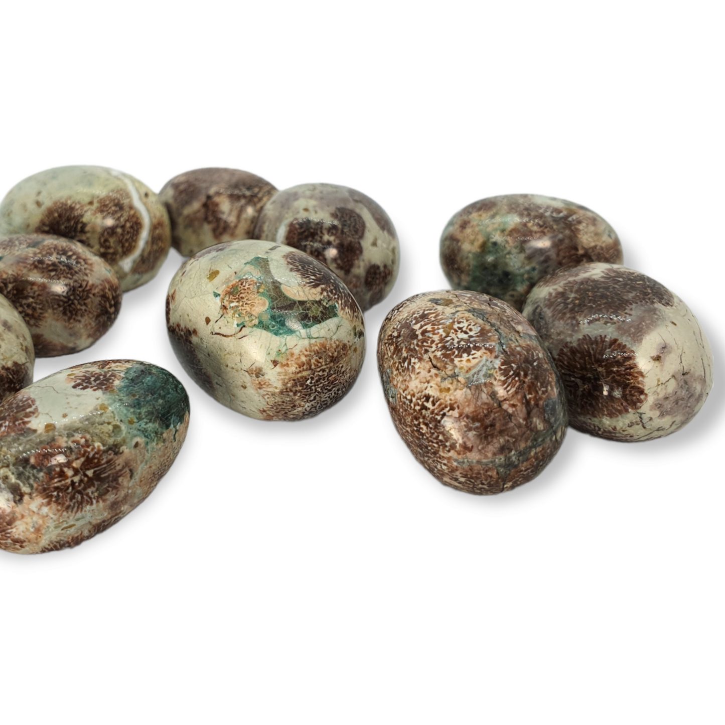 Crystals - Agate (Russian Flower Agate) Tumbled Stone