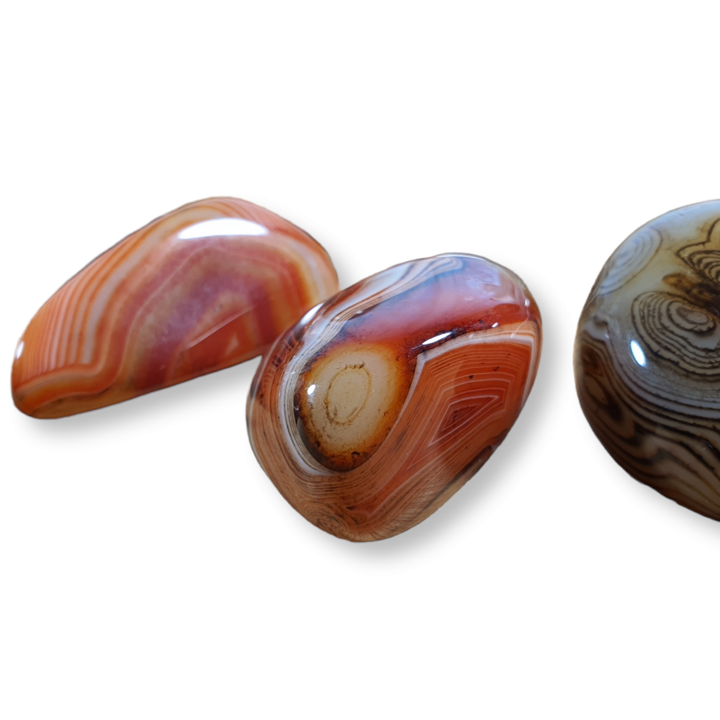 Crystals - Sardonyx (Orange) Tumbled Stone (Large)