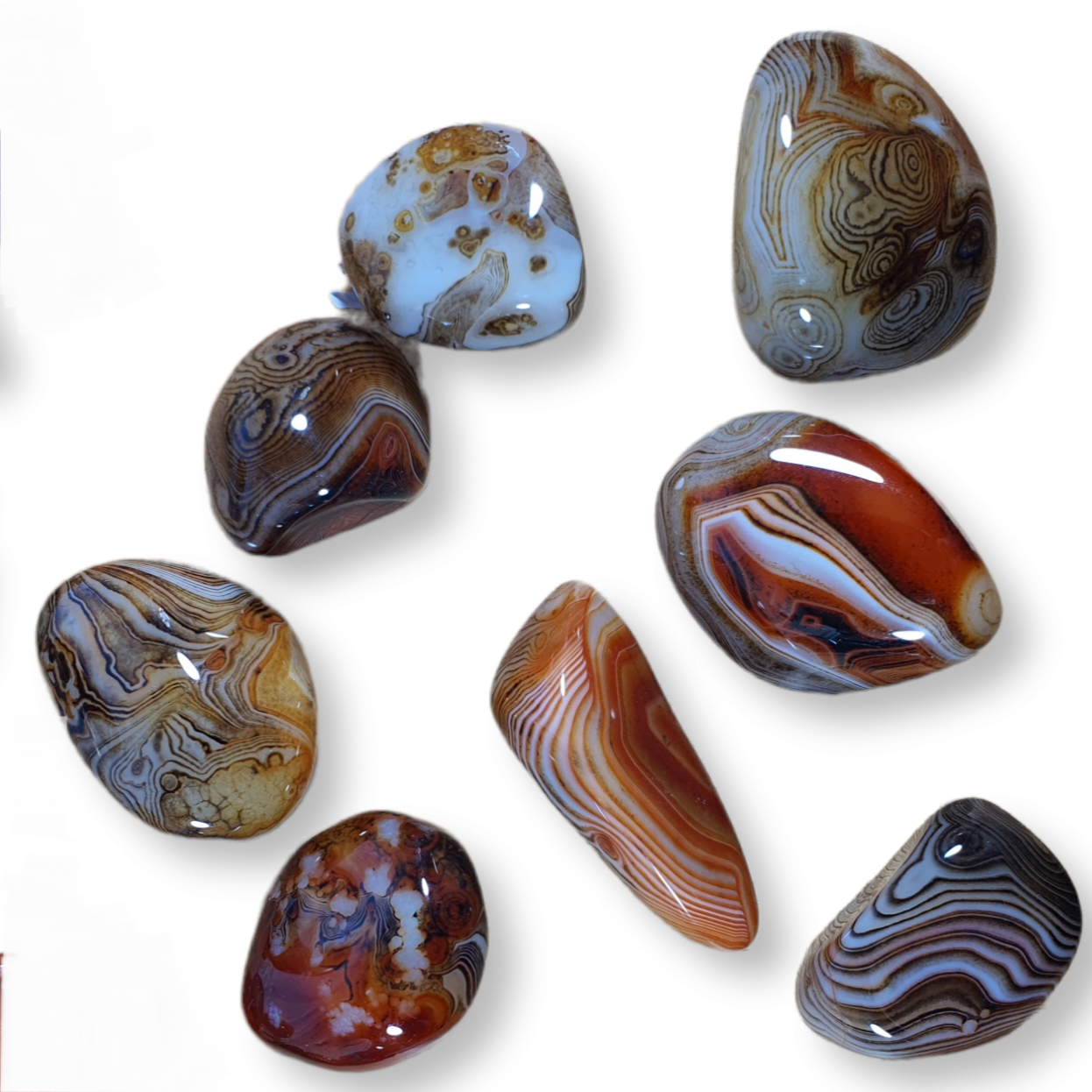 Crystals - Sardonyx (Orange) Tumbled Stone (Large)