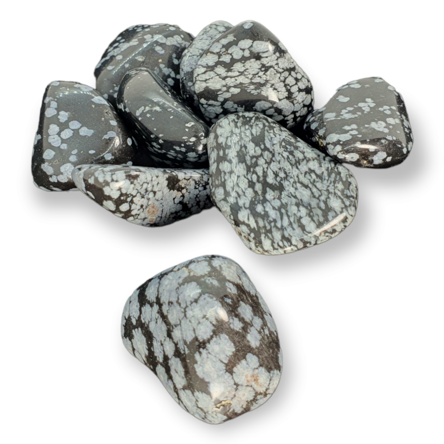 Crystals - Snowflake Obsidian Tumbled Stone