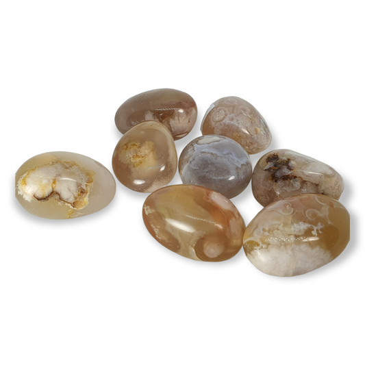 Crystals - Agate (Flower Agate) Tumbled Stone