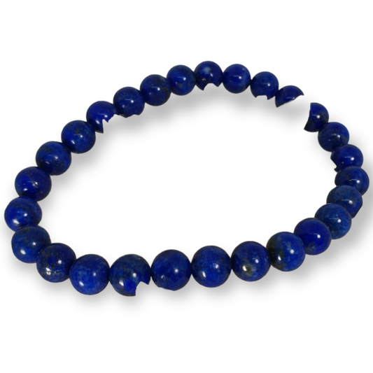 Crystals - Lapis Lazuli Bracelet (Round Bead)