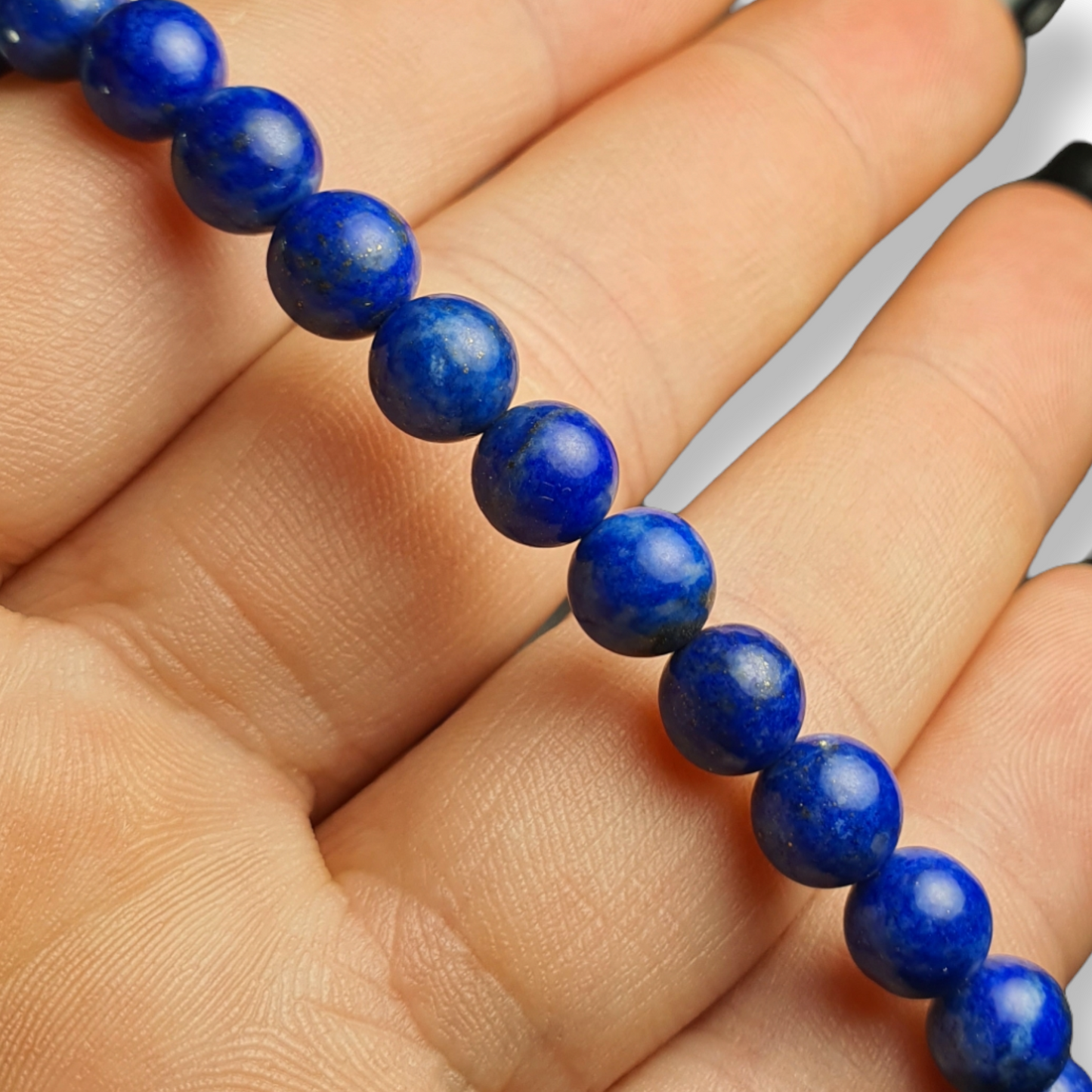 Crystals - Lapis Lazuli Bracelet (Round Bead)
