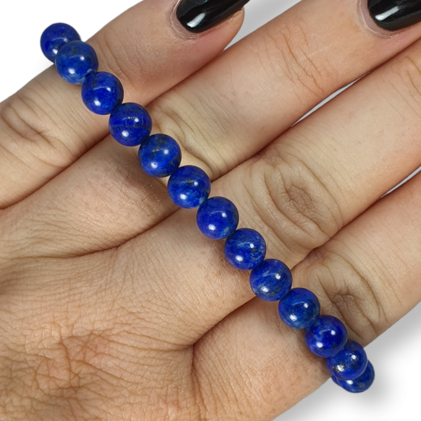 Crystals - Lapis Lazuli Bracelet (Round Bead)