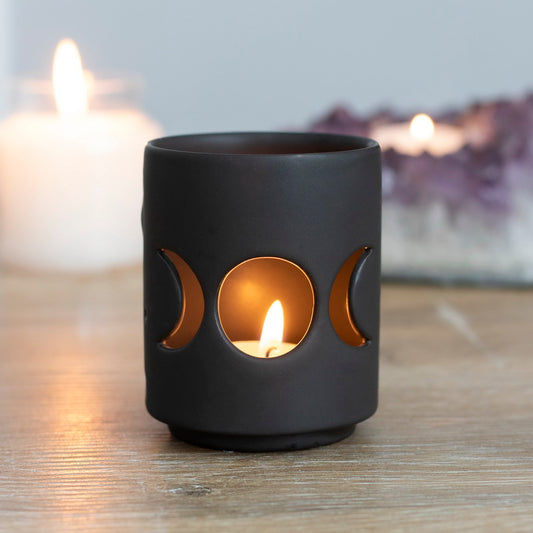 Triple Moon Tea Candle Holder