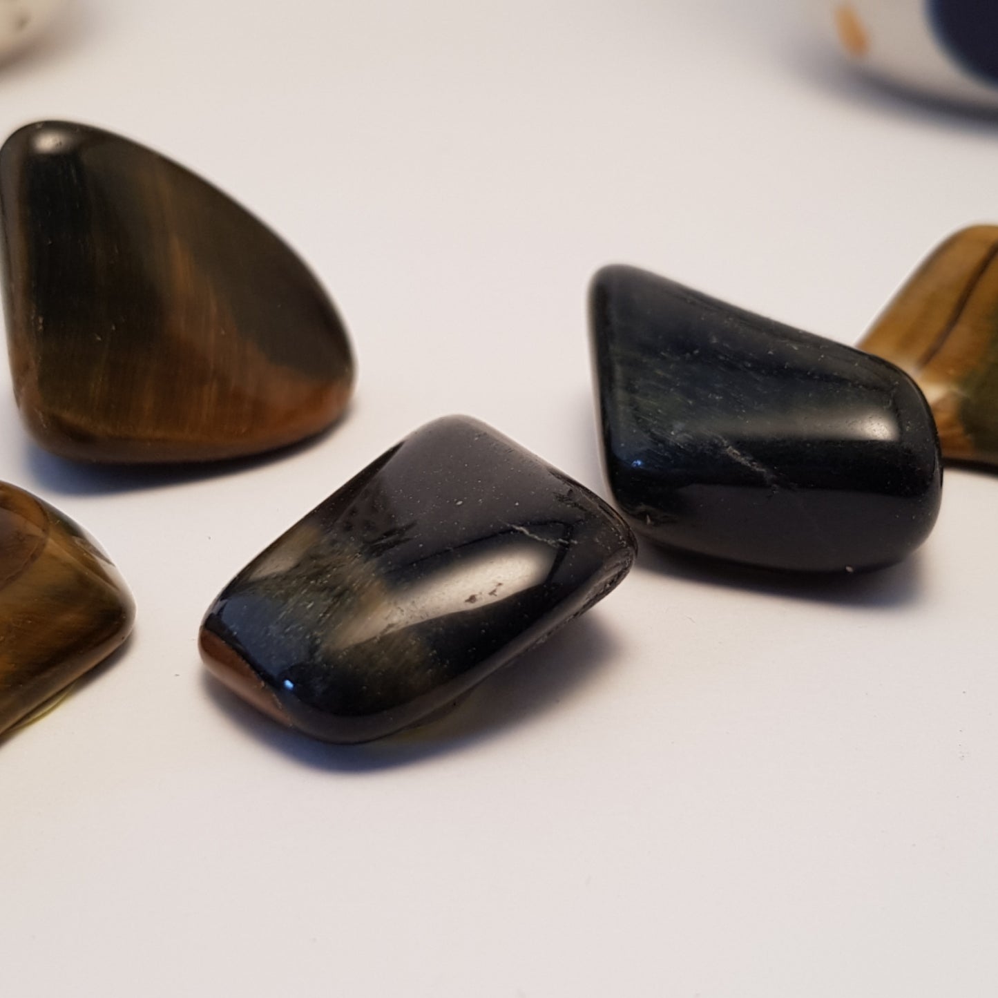 Crystals - Tiger Eye (Blue) Tumbled Stone