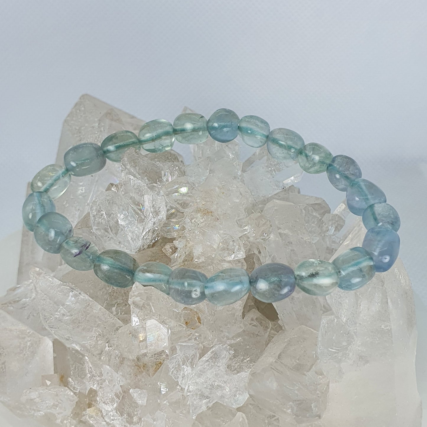 Crystals - Fluorite (Blue) Bracelet