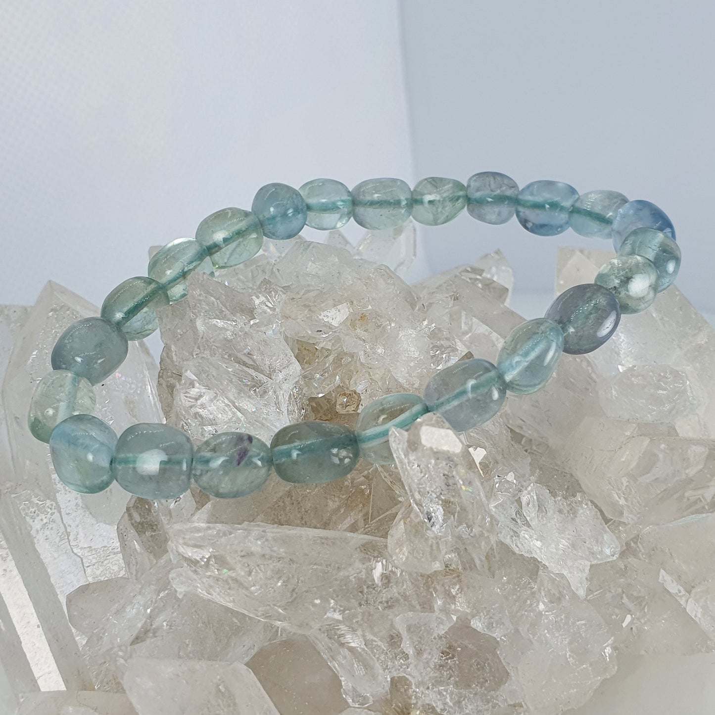Crystals - Fluorite (Blue) Bracelet